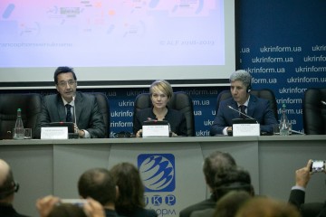 Лілія Гриневич на прес-конференції щодо початку Року французької мови в Україні