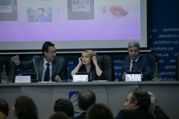 Лілія Гриневич на прес-конференції щодо початку Року французької мови в Україні