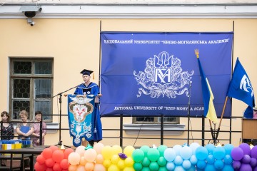 Лілія Гриневич на загальноуніверситетській церемонії конвокації 2019 у Національний університет "Києво-Могилянська академія"