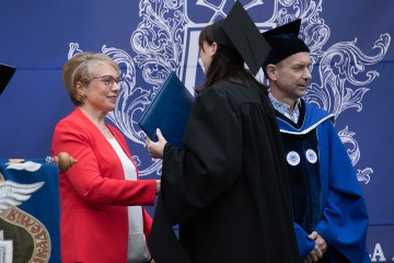 Лілія Гриневич на загальноуніверситетській церемонії конвокації 2019 у Національний університет "Києво-Могилянська академія"