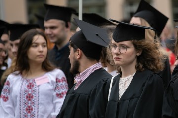 Лілія Гриневич на загальноуніверситетській церемонії конвокації 2019 у Національний університет "Києво-Могилянська академія"