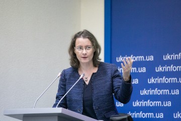 Лілія Гриневич на прес-конференції щодо початку Року французької мови в Україні