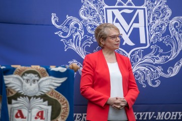 Лілія Гриневич на загальноуніверситетській церемонії конвокації 2019 у Національний університет "Києво-Могилянська академія"