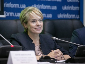 Лілія Гриневич на прес-конференції щодо початку Року французької мови в Україні