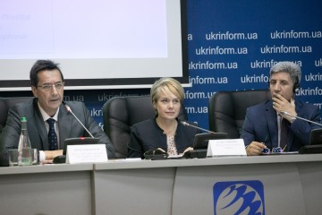 Лілія Гриневич на прес-конференції щодо початку Року французької мови в Україні