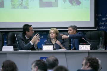 Лілія Гриневич на прес-конференції щодо початку Року французької мови в Україні