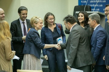 Лілія Гриневич на прес-конференції щодо початку Року французької мови в Україні