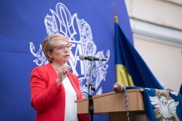 Лілія Гриневич на загальноуніверситетській церемонії конвокації 2019 у Національний університет "Києво-Могилянська академія"