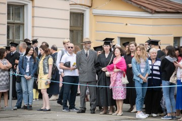 Лілія Гриневич на загальноуніверситетській церемонії конвокації 2019 у Національний університет "Києво-Могилянська академія"