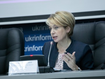 Лілія Гриневич на прес-конференції щодо початку Року французької мови в Україні