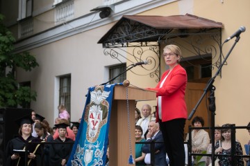 Лілія Гриневич на загальноуніверситетській церемонії конвокації 2019 у Національний університет "Києво-Могилянська академія"