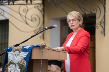Лілія Гриневич на загальноуніверситетській церемонії конвокації 2019 у Національний університет "Києво-Могилянська академія"