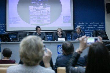 Лілія Гриневич на прес-конференції щодо початку Року французької мови в Україні
