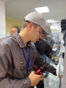 Сергій Шкарлет ознайомився з освітнім процесом у Свалявському професійному будівельному ліцеї