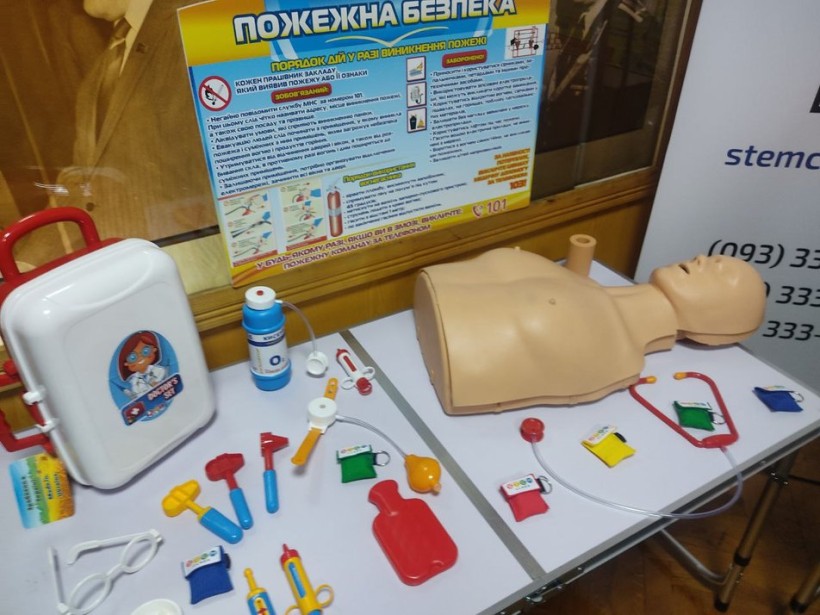 У Житомирі відкрито клас безпеки на базі пожежно-рятувальної частини ДСНС