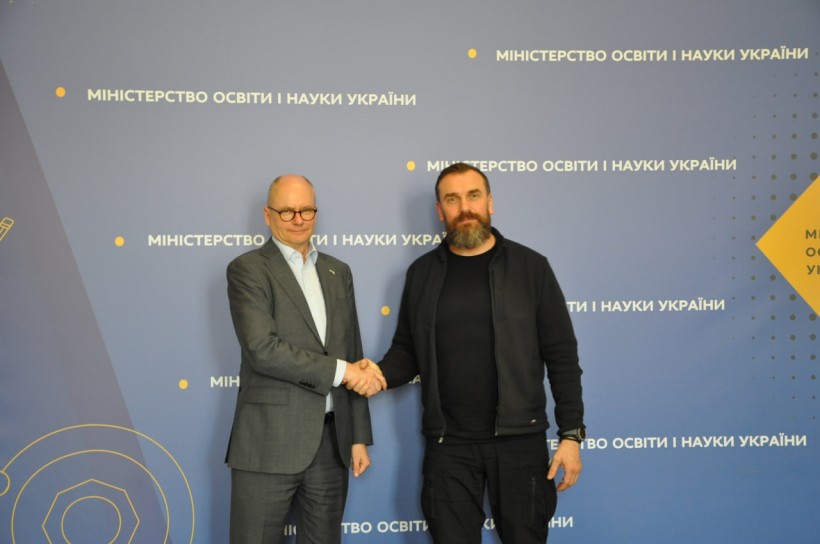 Міністр освіти і науки України Оксен Лісовий провів зустріч із Надзвичайним і Повноважним Послом Фінляндії в Україні Яакко Лехтовіртою