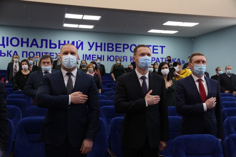 Сергій Шкарлет привітав колектив університету «Полтавська політехніка імені Юрія Кондратюка» з 90-річним ювілеєм