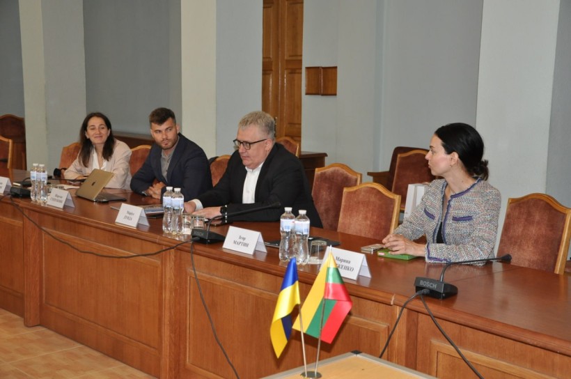 Відбулася зустріч першого заступника міністра освіти і науки Євгена Кудрявця із представниками литовських ділових кіл