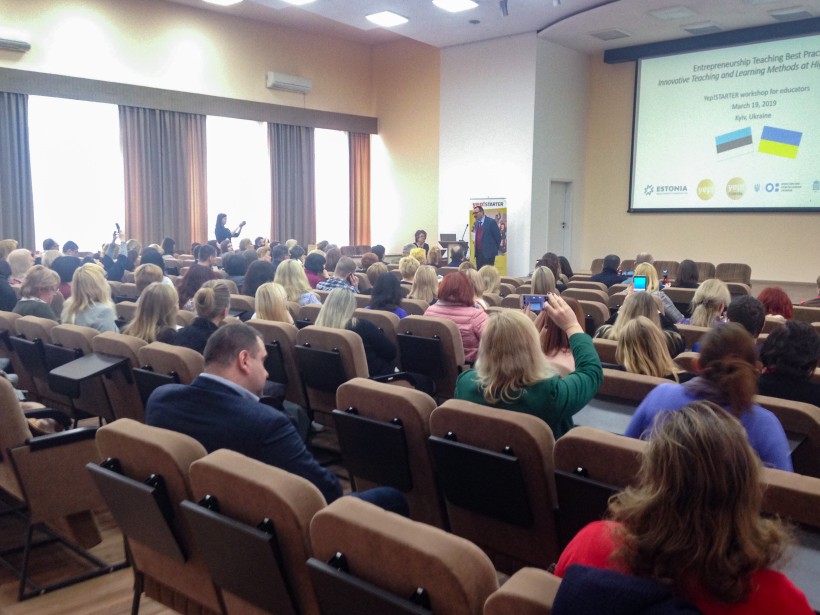 Розвиток інновацій та підприємницької культури у вишах – 200 представників українських ЗВО пройшли тренінги від естонських колег