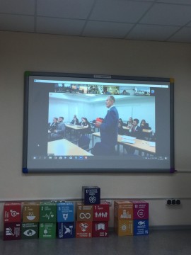 СумДУ долучився до лекцій у віртуальному класі, де одночасно навчаються студенти із 7 країн світу