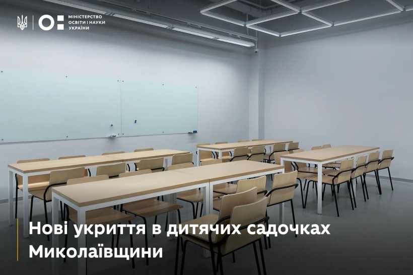 Нові укриття в дитячих садочках Миколаївщини