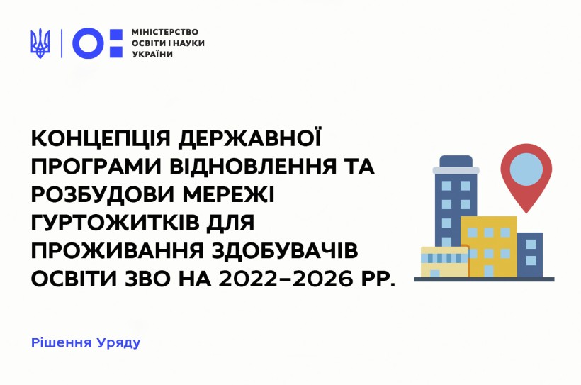 Студенти під час навчання в університетах мають проживати в якісних та доступних гуртожитках, – Сергій Шкарлет