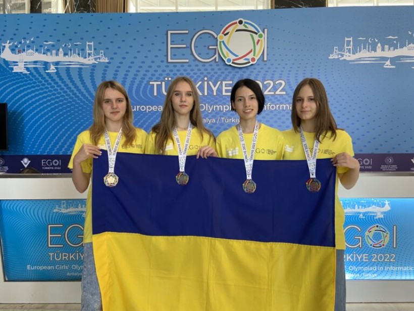 Команда України здобула найкращий командний результат на Європейській олімпіаді з інформатики для дівчат