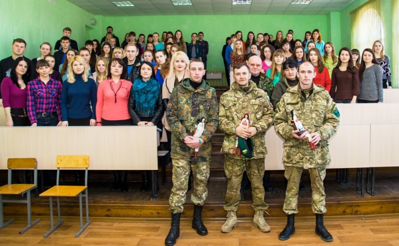 В УДПУ зустрілися з бійцями АТО та волонтерами