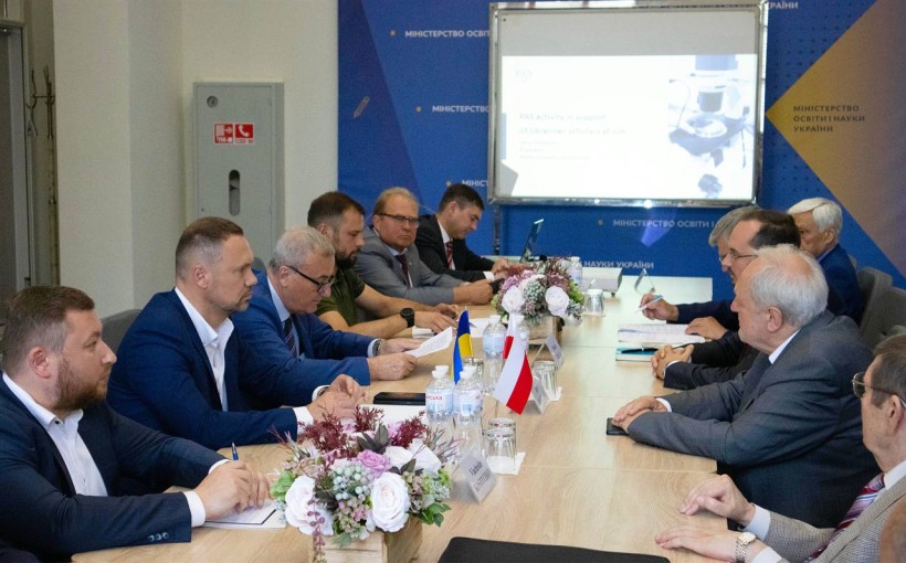 У МОН відбулася зустріч Сергія Шкарлета із Президентом Польської академії наук