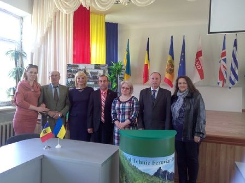 Представники Чернівецького професійного ліцею ознайомилися з  підготовкою спеціалістів для залізничного транспорту в Молдові