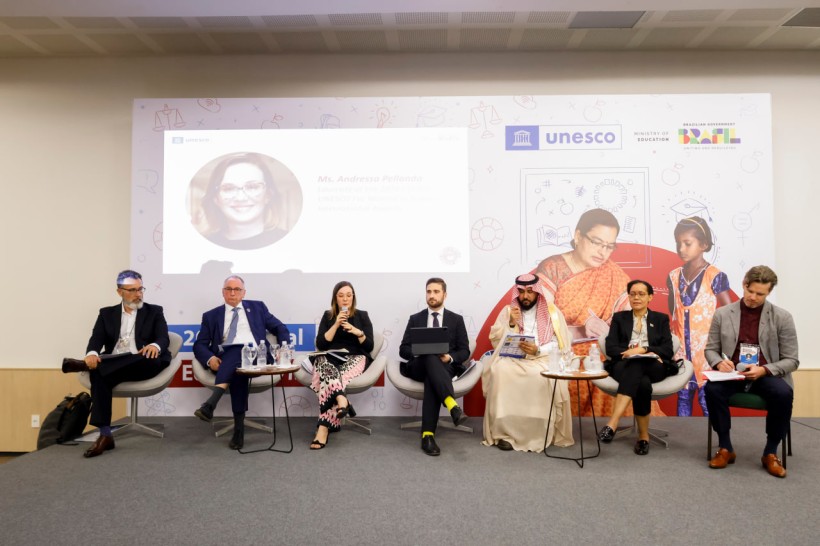 Advocating for the needs of Ukrainian education at the Global Education Meeting