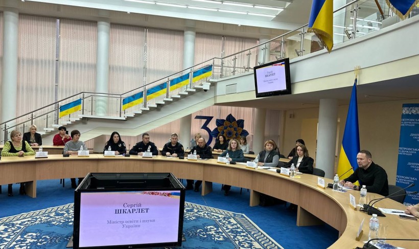 Міністр освіти і науки та керівники Дніпропетровської та Донецької ОВА обговорили освітній процес в умовах воєнного стану