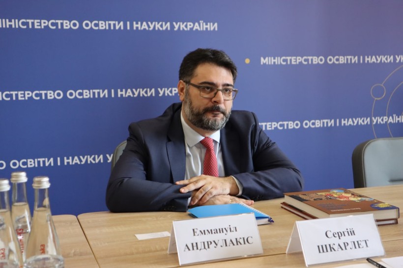 Міністр освіти і науки та Тимчасово повірений у справах Греції в Україні обговорили виклики в освіті внаслідок військової агресії рф