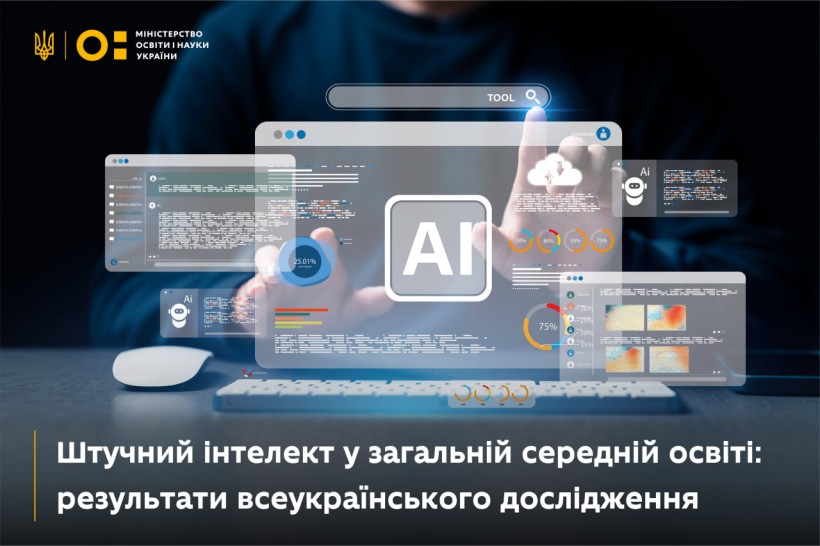 Результати всеукраїнського дослідження про перспективи ШІ в загальній середній освіті