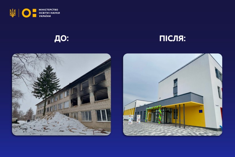 Литва відбудувала школу в Бородянці: 700 дітей повертаються до навчання