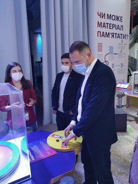 Сергій Шкарлет відвідав Музей науки
