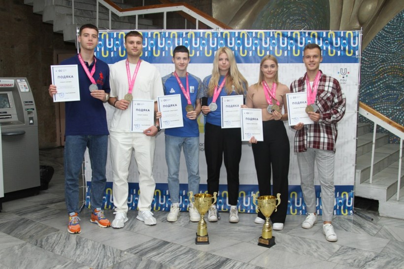Сергій Шкарлет привітав студентів, які стали переможцями і призерами Європейських університетських ігор та Чемпіонату світу з футзалу