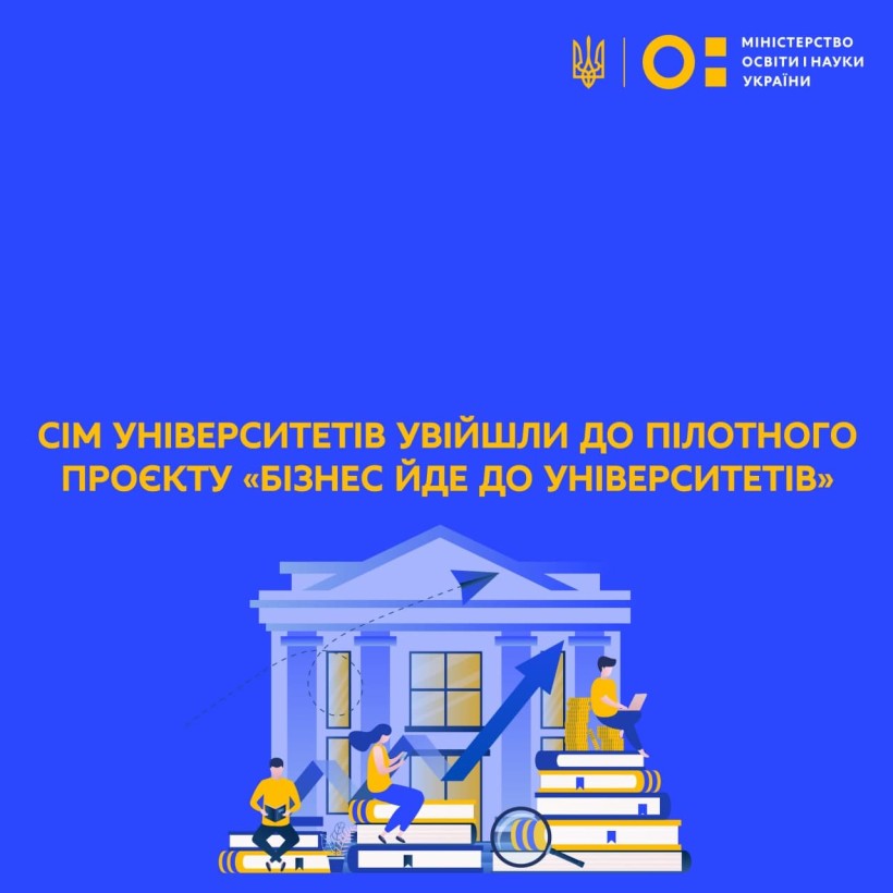 Сім університетів увійшли до пілотного проєкту «Бізнес йде до університетів»