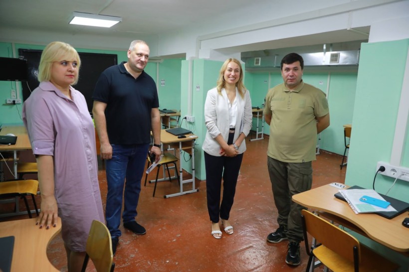 Андрій Вітренко ознайомився з умовами організації безпечного освітнього процесу в закладах освіти Запоріжжя