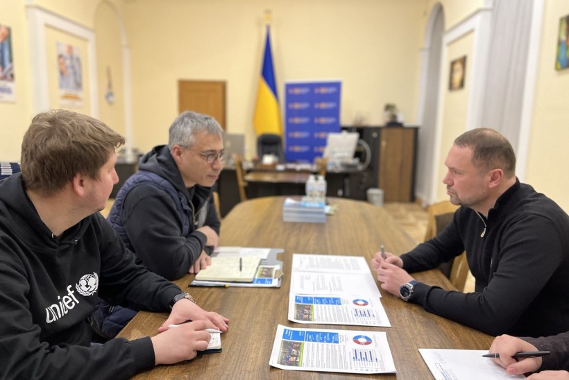 Відбулася зустріч Сергія Шкарлета з головою представництва ЮНІСЕФ в Україні Муратом Шахіном