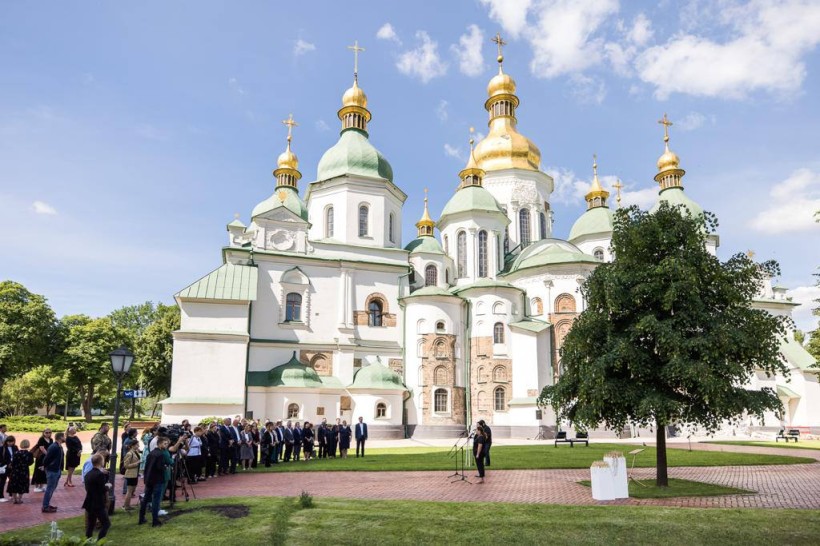 У Національному заповіднику «Софія Київська» відбулося вшанування пам’яті дітей, яких забрала війна
