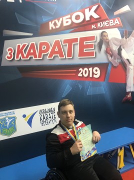 Студент ЖНАЕУ виборов “золото” та “срібло” на Чемпіонаті України з пара-карате