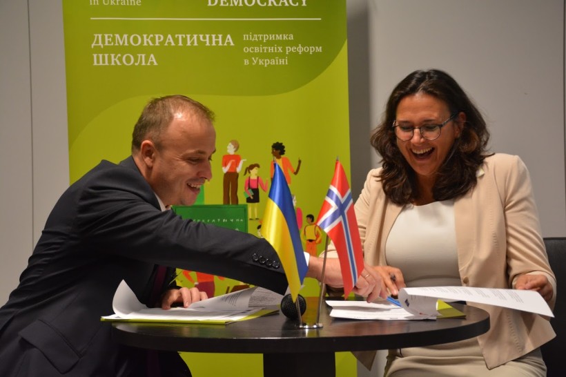 МОН та Європейський центр імені Вергеланда співпрацюватимуть за 4 напрямами для розвитку громадянської освіти в школах – підписано Меморандум