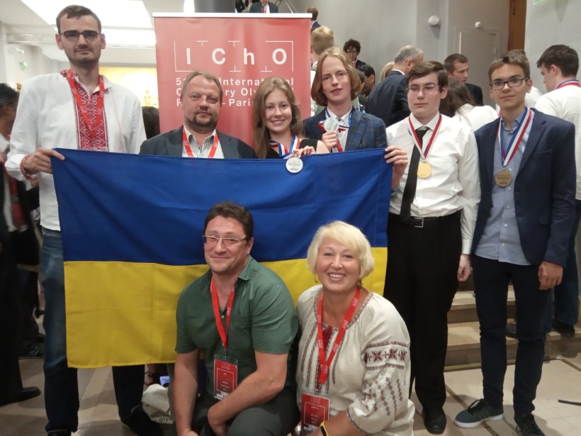 На Міжнародній учнівській олімпіаді з хімії українська команда виборола 4 медалі