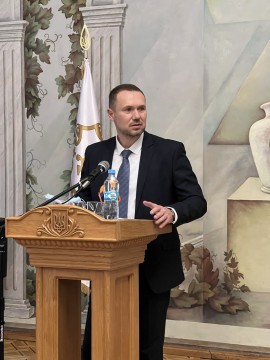 Сергій Шкарлет відвідав Національний університет «Острозька академія», де проходить міжнародний форум «445 років вищої освіти в Україні»
