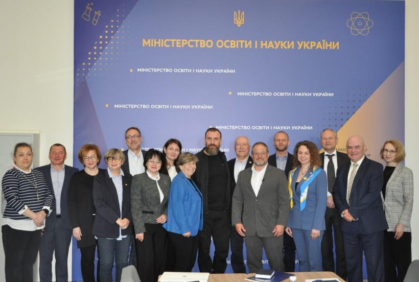 Відбулася зустріч Оксена Лісового з делегацією Всесвітньої федерації профспілок «Інтернаціонал освіти»