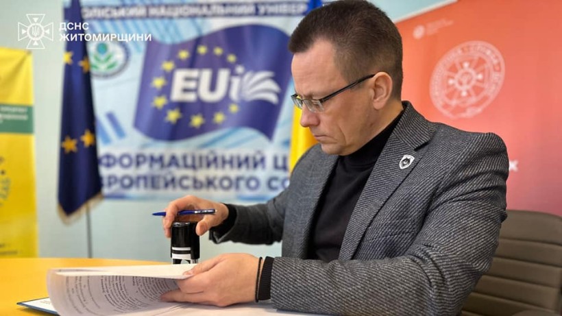 Поліський університет та ГУ ДСНС України в Житомирській області підписали Меморандум про співпрацю