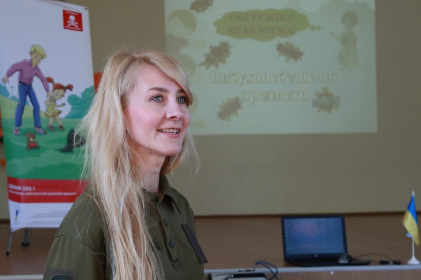 У Сумській області реалізували пілотний проєкт з інформування дітей про правила мінної безпеки