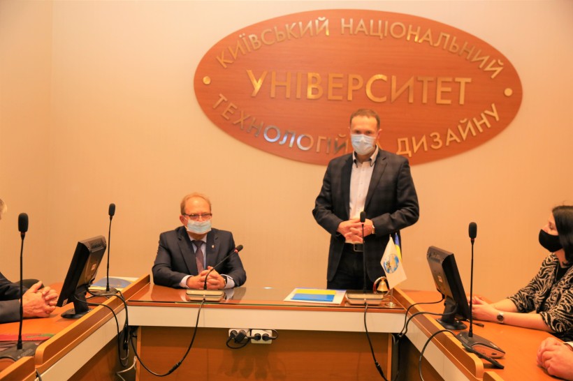 Сергій Шкарлет відвідав Київський національний університет технологій та дизайну