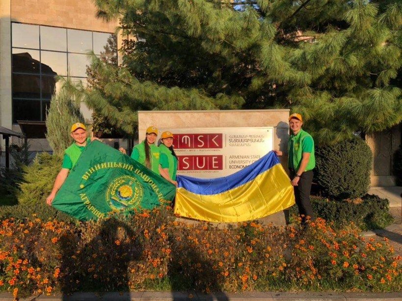 Стартап команди ВНАУ здобув “бронзу” на Міжнародному молодіжному конкурсі у Вірменії